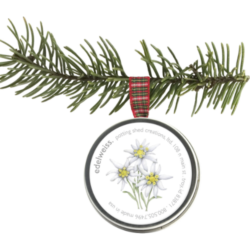 Edelweiss Holiday Seed Ornament
