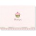 Cup Cake Thank You Notecards