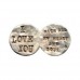I Love You With All My Heart And Soul coin by Tamara Hensick 