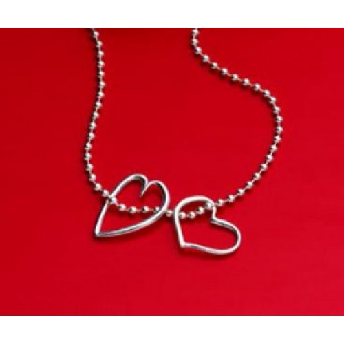 Two Hearts Necklace 