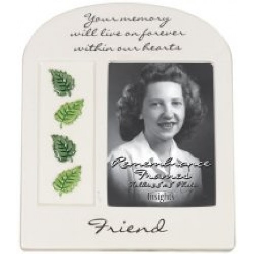 Remembrance Friend Ceramic Photo Frame