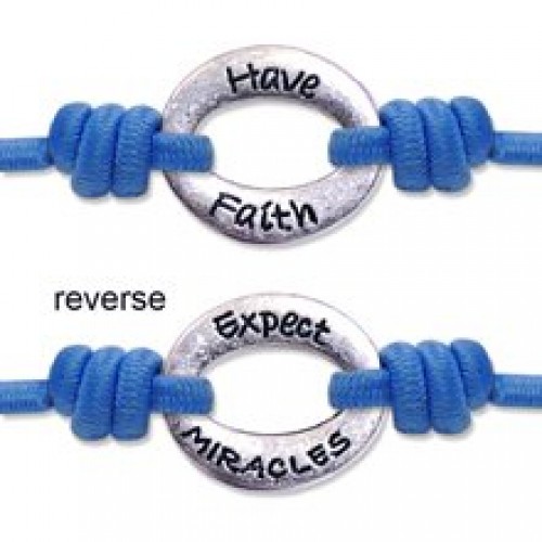 Have Faith/Expect Miracles - Cancer Colors Bracelets